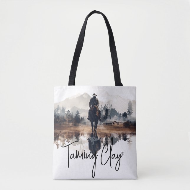 Raeann Blake's 'Taming Clay' Tote Bag Tasche (Vorderseite)