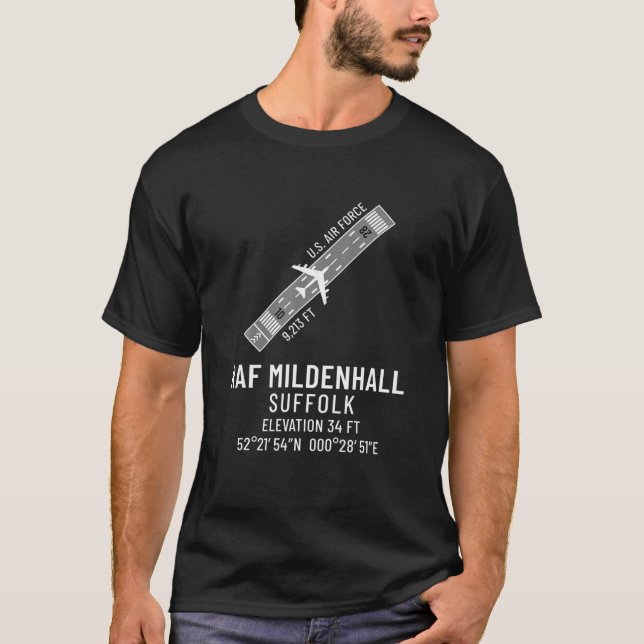 RAF Mildenhall T-Shirt (Vorderseite)