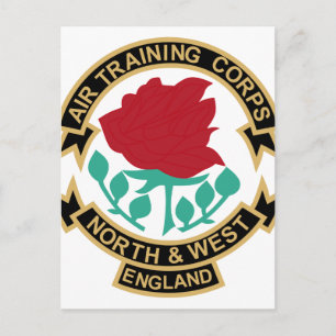 RAF Patch RAF Patch ATC North and West England Air Postkarte