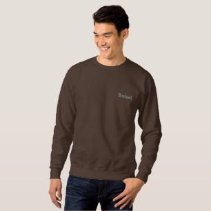 Rafael Mens Name bestickt, Mens Sweatshirt