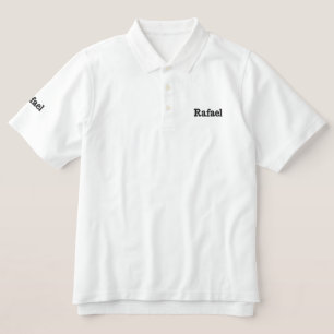 Rafael Mens Name bestickt, Polo-Shirt