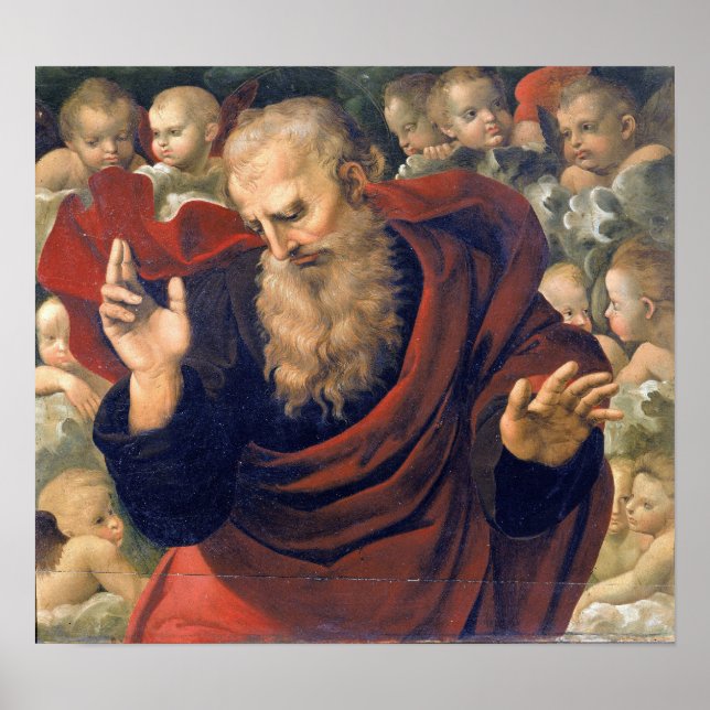 Raffaello Sanzio da Urbino - eterno e angeli Poster (Vorne)