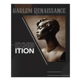 Raffinierte Harlem-Renaissance-Ausstellung Poster