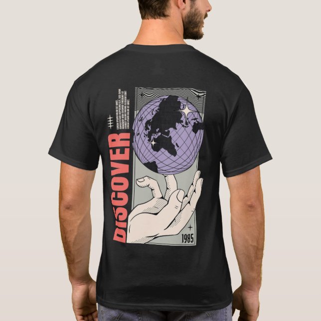 Raffinierte Streetwear T-Shirt (Rückseite)