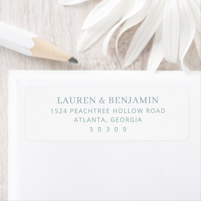 Raffinierte Teal Typographie (Insitu)
