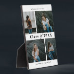 Raffinierter Collage EDITABLE Abschluss Plaque Fotoplatte<br><div class="desc">Tolle Erinnerung an diesen besonderen Meilenstein im Leben. Die Hintergrundfarbe kann online angepasst werden! Matching Artikel finden Sie auf unserer Website: www.berryberrysweet.com oder auf Anfrage.</div>