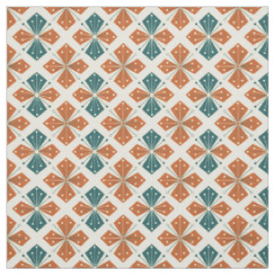 Raffinierter Mid-Century Modern Atomic Starburst Stoff