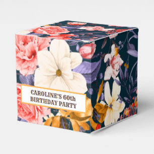 Raffiniertes Boho Floral Party Geschenkschachtel