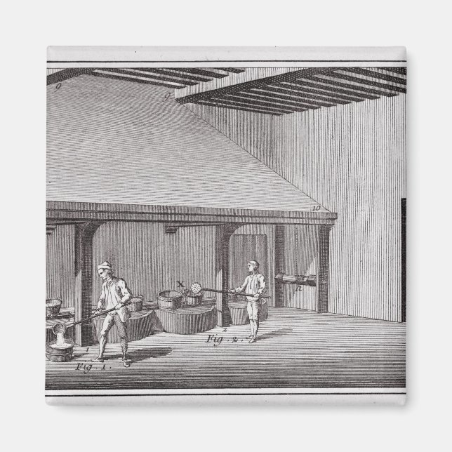 Raffiniertes Salz Magnet (Vorne)