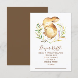Raffle Ticket für das kleine Bunny Baby Showdusche Einladung