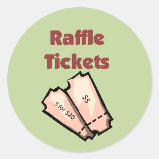 Raffle Ticket Stickers