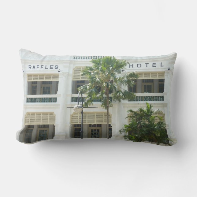 Raffles Hotel Singapur Foto Kopfkissen Lendenkissen (Vorderseite)