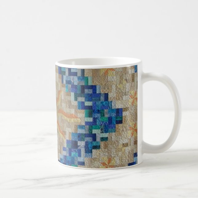 Rafflesteppdecken-Tasse Kaffeetasse (Rechts)