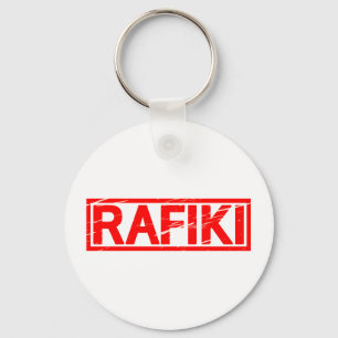Rafiki-Briefmarke Schlüsselanhänger