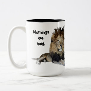 Rafikis rauer Morgen Zweifarbige Tasse