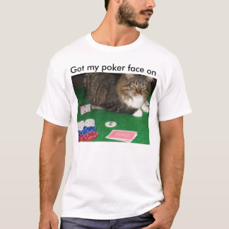Rafis Poker-Gesicht, got mein Pokergesicht an T-Shirt