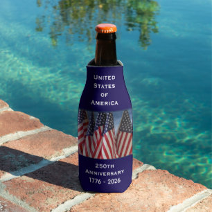 Rafraichisseur De Bouteilles 250e anniversaire USA Patriotic American Flags