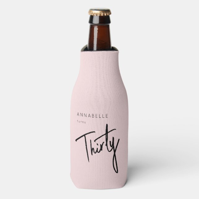 Rafraichisseur De Bouteilles 30ème Trente-trentième anniversaire moderne (Bottle Devant)