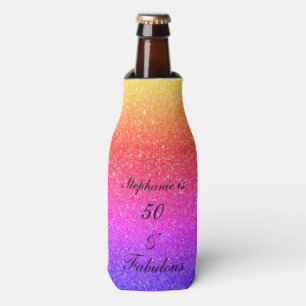 Rafraichisseur De Bouteilles 50 Et Fabulous Anniversaire Pink Black Purple Part