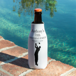 Rafraichisseur De Bouteilles 70e Anniversaire Partie Golfer Elegant Par Seventi