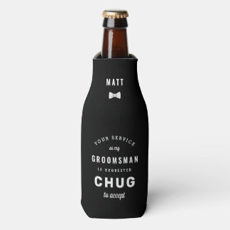 Rafraichisseur De Bouteilles Accepter la proposition Groomsman