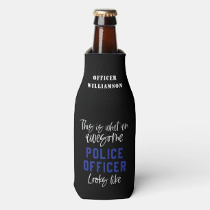 Rafraichisseur De Bouteilles Agent de police amusant Awesome policier