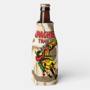 Rafraichisseur De Bouteilles Apache Trail #1, Amérindien Avec Bannière