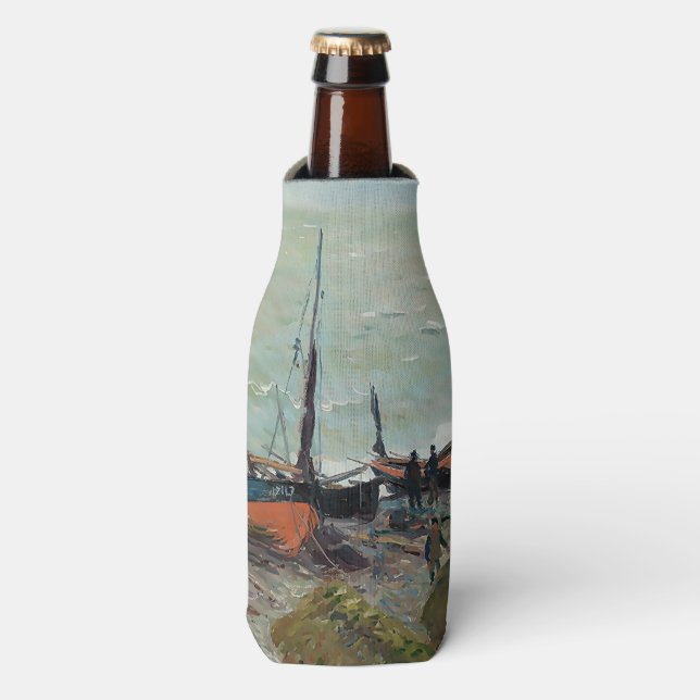 Rafraichisseur De Bouteilles Bateaux de pêche Claude Monet vintages (Bottle Devant)