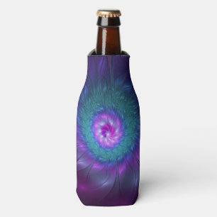 Rafraichisseur De Bouteilles Beauté florale abstraite Art fractal coloré Fleur
