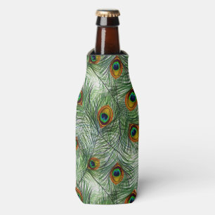 Rafraichisseur De Bouteilles Belle plume verte de paon
