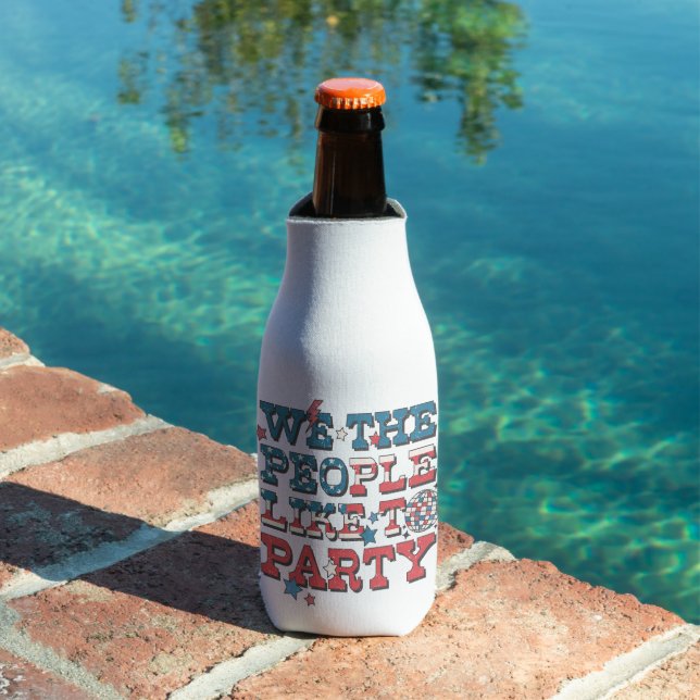 RAFRAICHISSEUR DE BOUTEILLES BLANC ROUGE PATRIOTIQUE BLEU COMME LA FÊTE (Piscine in situ)