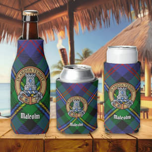 Rafraichisseur De Bouteilles Blason du clan Malcolm sur tartan