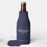 Bleu marine marine Personnalisé Groomsmen
