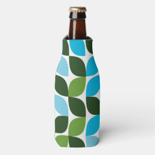 Rafraichisseur De Bouteilles Bleu, vert, cool, tendance, nature moderne abstrai
