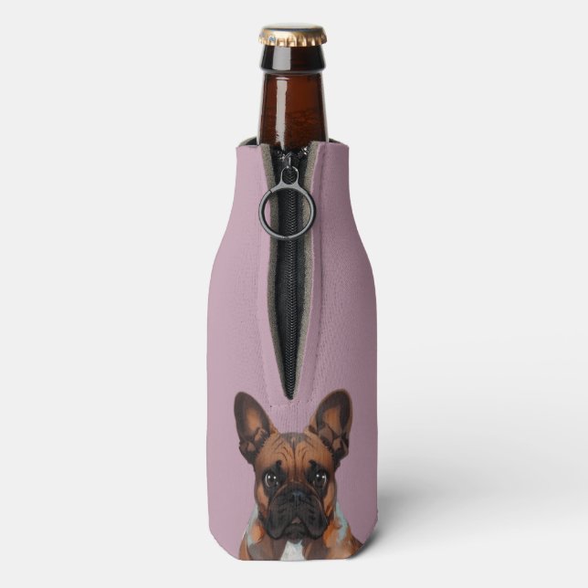 Rafraichisseur De Bouteilles Bouledogue français en néon (Bouteille Dos)