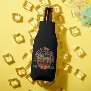 RAFRAICHISSEUR DE BOUTEILLES CADEAU D'ANNIVERSAIRE ANNÉE DE NAISSANCE TENDANCE