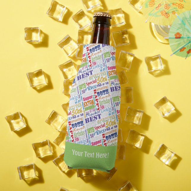 Rafraichisseur De Bouteilles Cadeaux Uniques Et Spéciaux 50e Anniversaire (Été in situ)