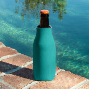 Rafraichisseur De Bouteilles Calme & simple Fond texturé turquoise