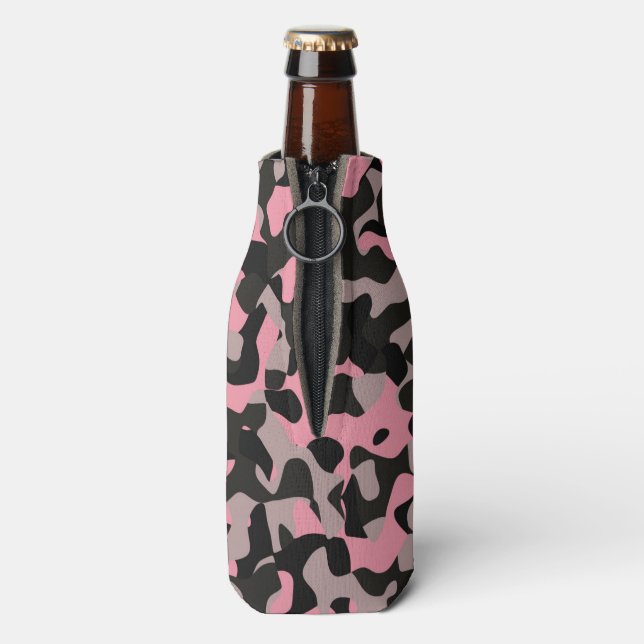 Rafraichisseur De Bouteilles Camo rose (Bouteille Dos)
