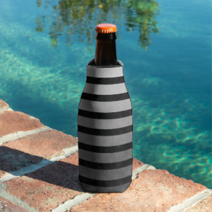 Rafraichisseur De Bouteilles Camouflage Texturé Bandes Lignes Grises Et Noires 