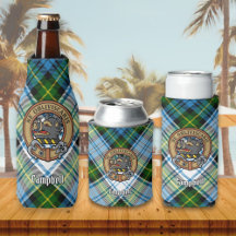 Campbell Crest au-dessus de Tartan