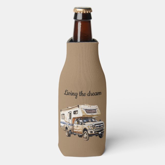 Rafraichisseur De Bouteilles Camper Adventure Vivre le rêve (Bottle Devant)