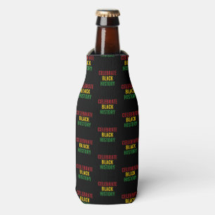 Rafraichisseur De Bouteilles CÉLÉBRER L'HISTOIRE NOIRE Rouge Jaune Vert BHM