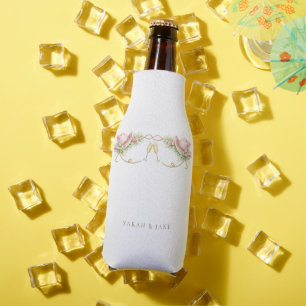 Rafraichisseur De Bouteilles Chapeau de cowboy rose mariage rustique