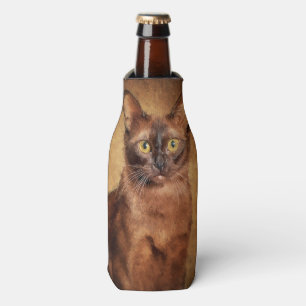 Rafraichisseur De Bouteilles Chat birman Brown