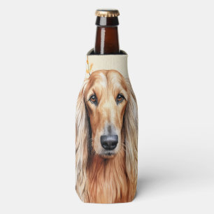 Rafraichisseur De Bouteilles Chien Afghan et Lys Péchés