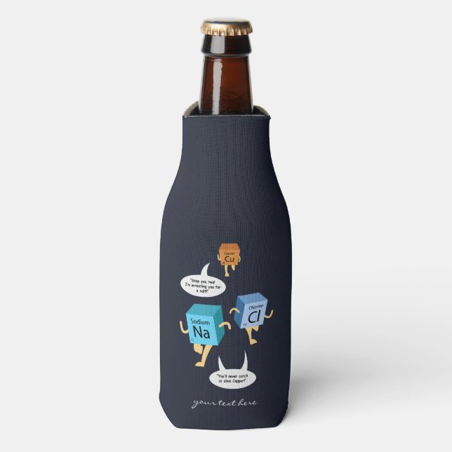 Rafraichisseur De Bouteilles Chimie Éléments de tableau périodique Enseignant p (Bottle Devant)