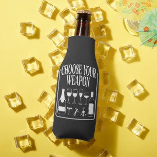Rafraichisseur De Bouteilles Choisissez Votre Arme Drôle Vin Amateur Boisson