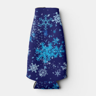 Rafraichisseur De Bouteilles Chutes de neige de nuit de Noël