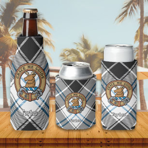 Rafraichisseur De Bouteilles Clan Forbes Crest sur la robe Tartan